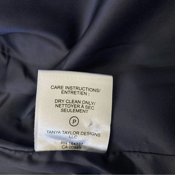 Tanya Taylor Lotta Contrast Combo Trench Coat - Picture 12 of 16